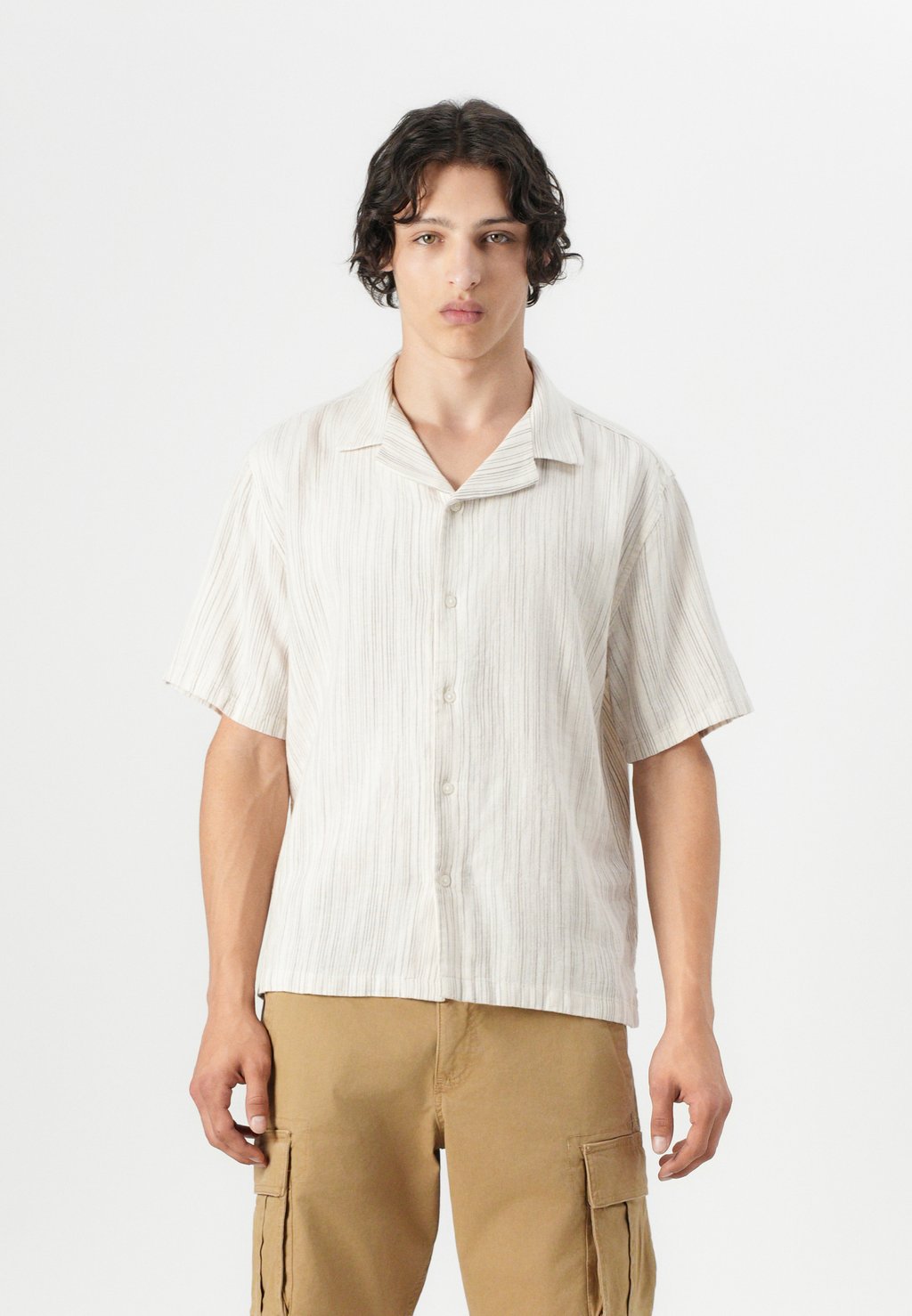 

Рубашка SPACE DYE Abercrombie & Fitch, Off White