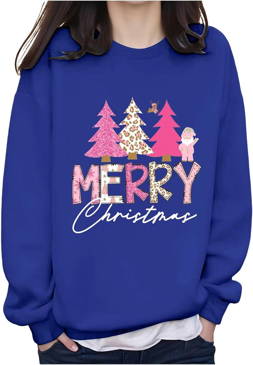 Толстовка свободная Women's Sweatshirt, синий