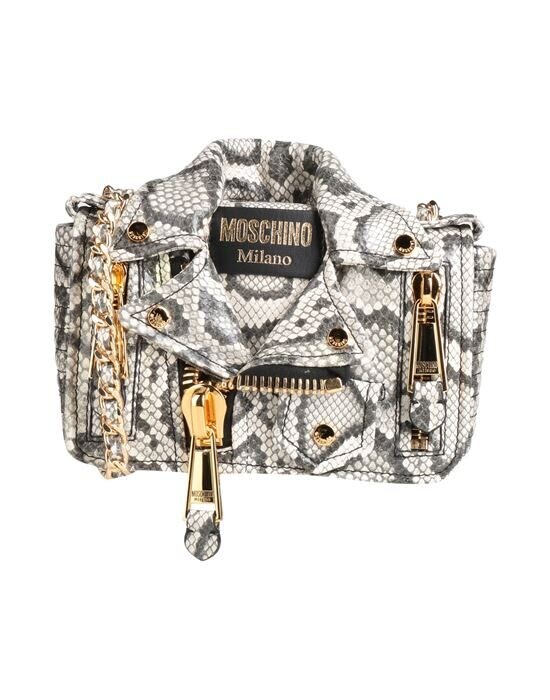 

Сумка через плечо MOSCHINO, светло-серый