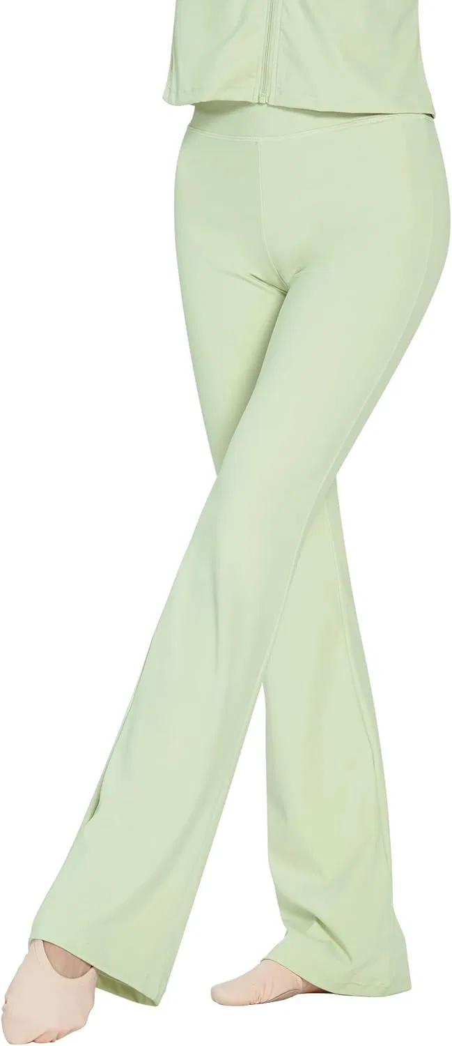 Детский спортивный костюм с курткой и расклешенными брюками Lovdaswi, Green-pants