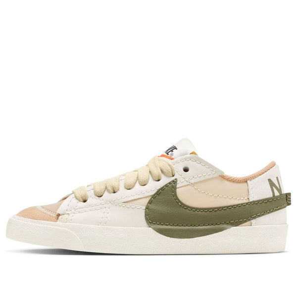 Кроссовки blazer low '77 jumbo 'sand drift medium olive' Nike, белый