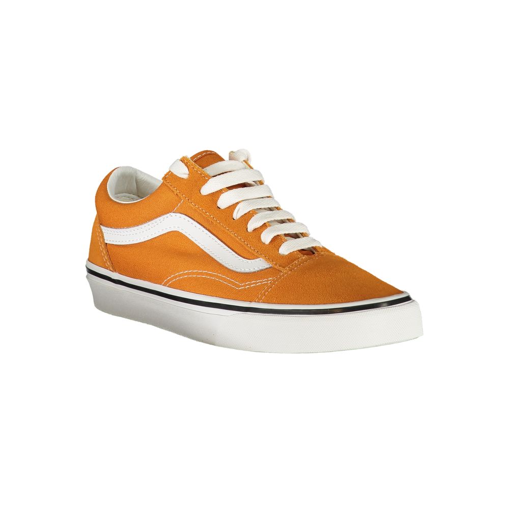 Оранжевые кроссовки из полиэстера Vans, оранжевый — фото 2