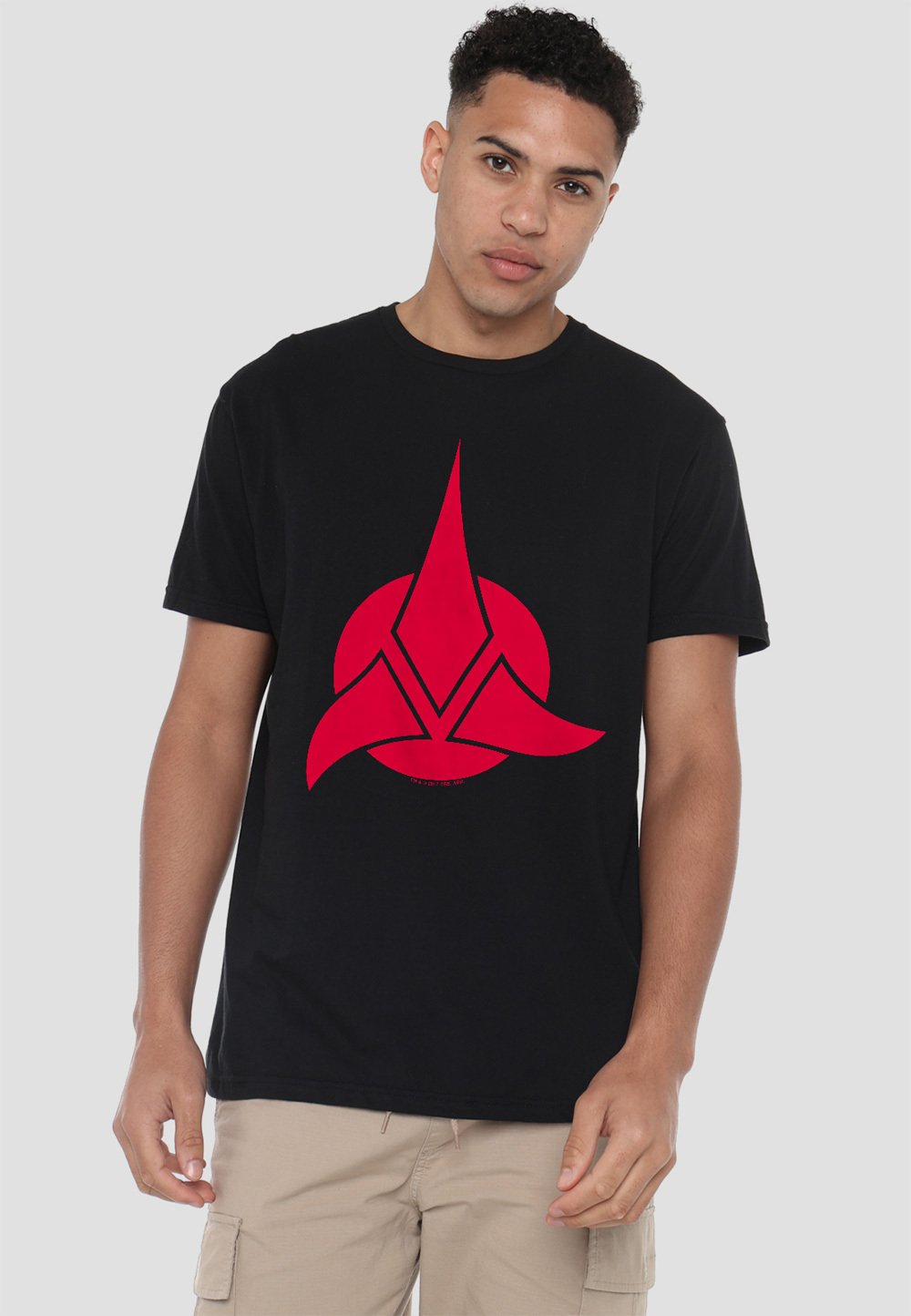 

Футболка с принтом STAR TREK KLINGON LOGO Cotton Soul, черный