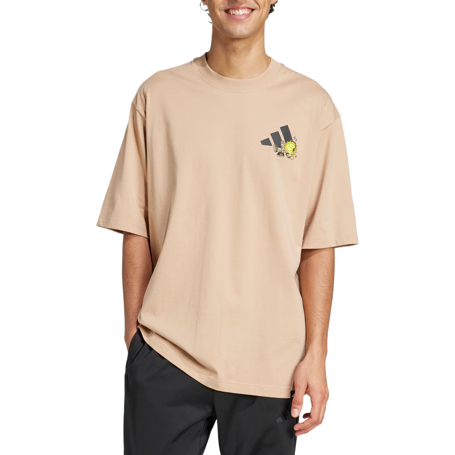 Футболка Unisex Warm Sand Adidas, светло-коричневый — фото 2