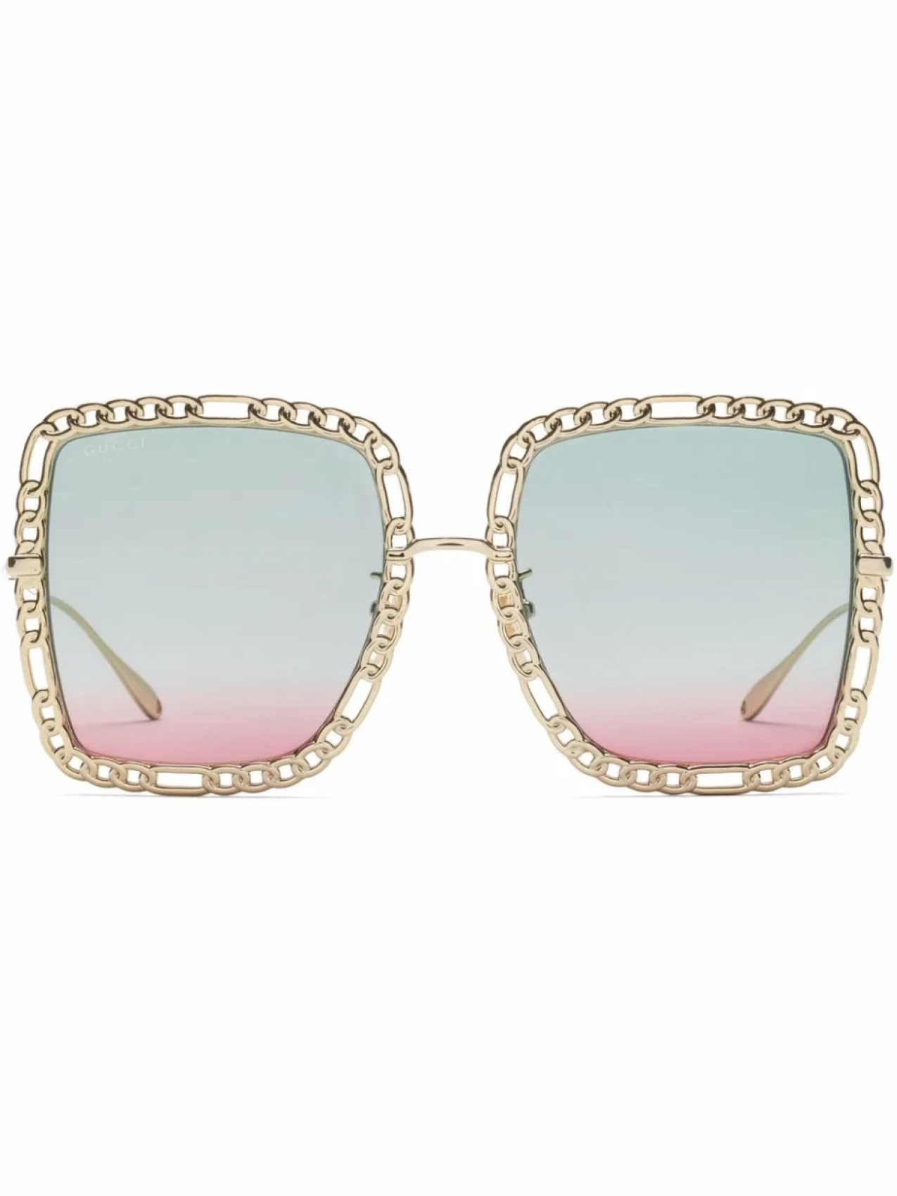 

Gucci Eyewear солнцезащитные очки в квадратной оправе, синий