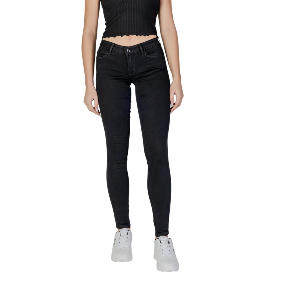 

Черные хлопковые джинсы и брюки GUESS