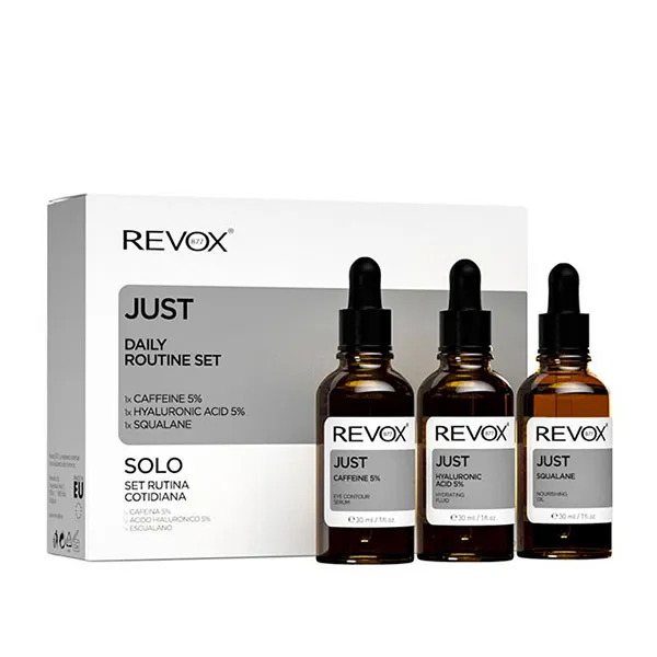 

Кофеин+Гиалуроновая кислота+Сквален Set Rutina Diaria Revox, 1 UD