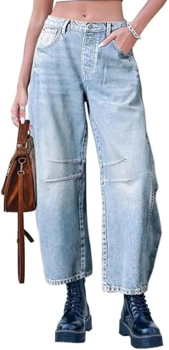 

Женские джинсы Y2K в стиле baggy Kelabia