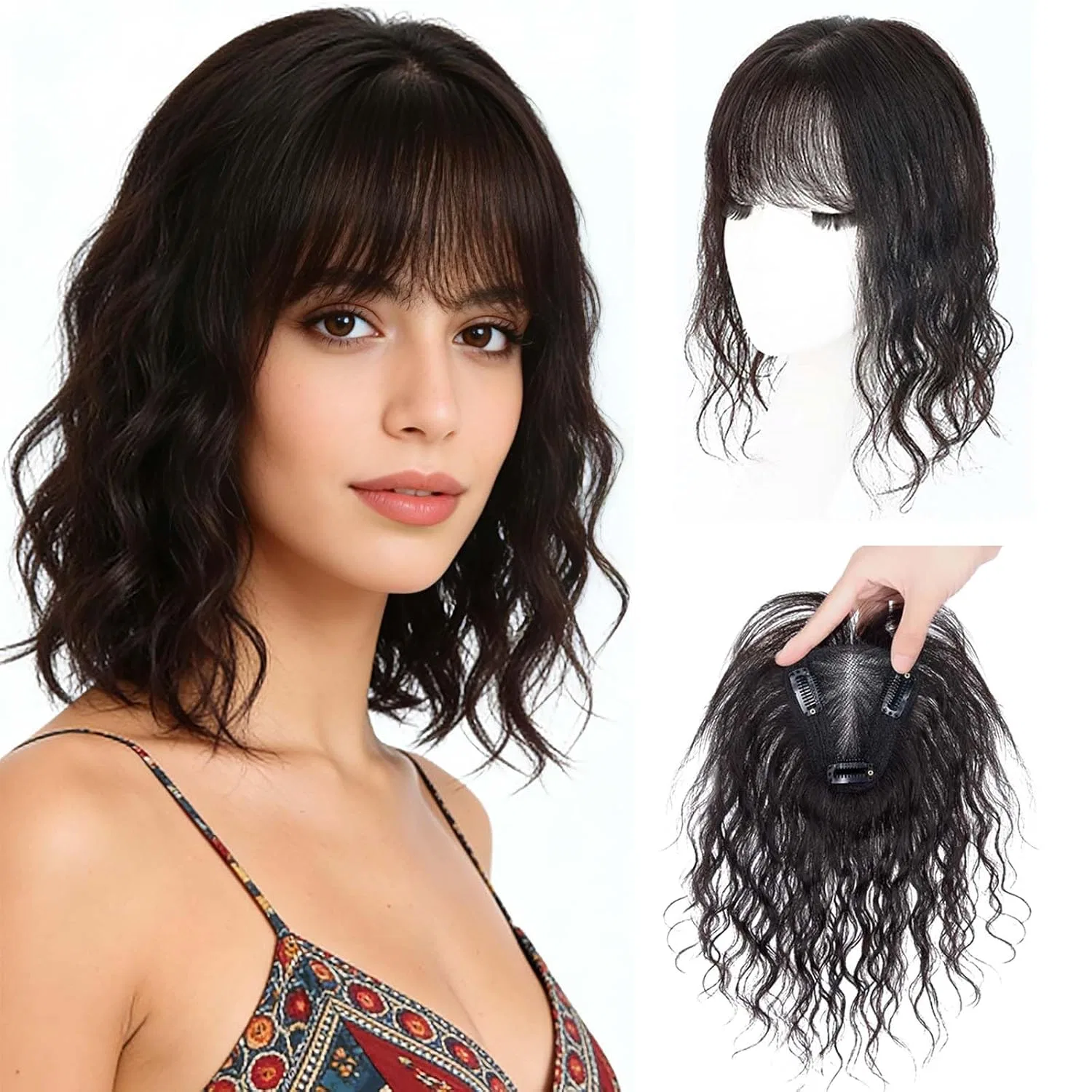 Женский шиньон из натуральных вьющихся волос «EREE HAIR» Eree Hair, Natural Colour