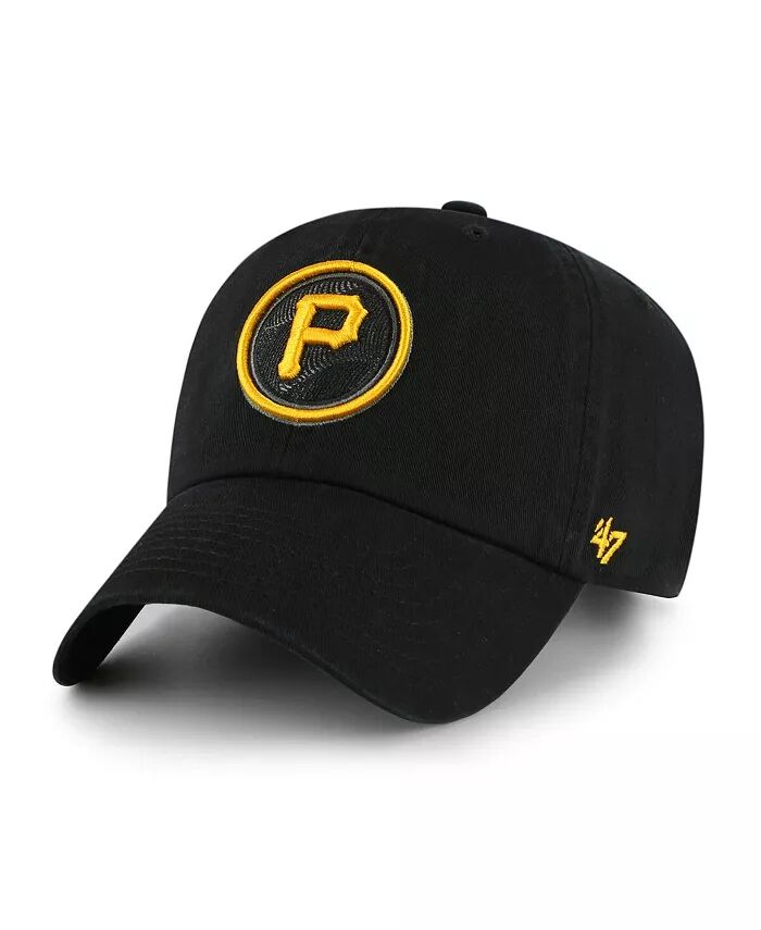 

Мужская черная бейсболка Pittsburgh Pirates 2023 City Connect Clean Up Adjustable '47 Brand