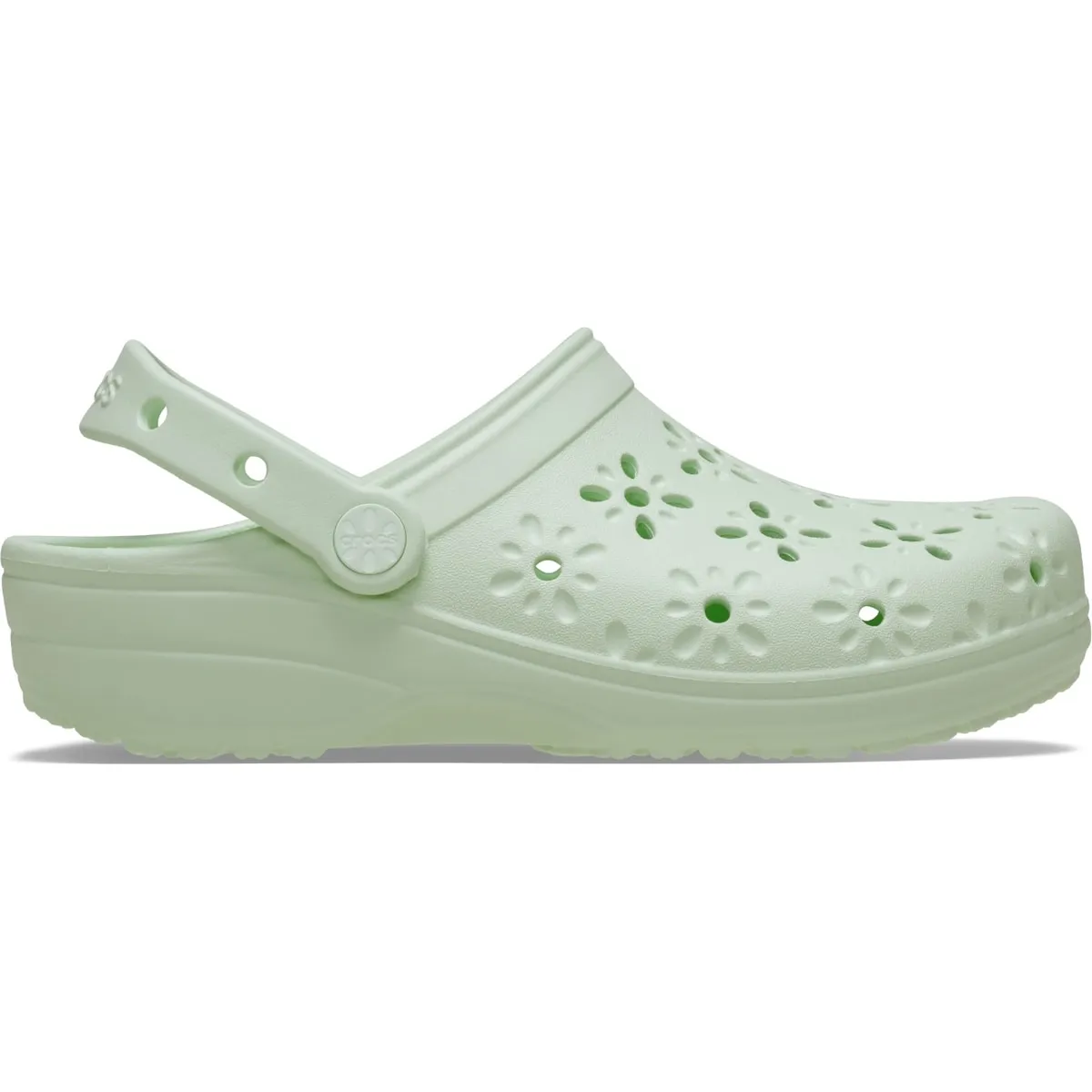 

Унисекс Классические цветочные вырезанные сабо U Crocs Clogs, зеленый