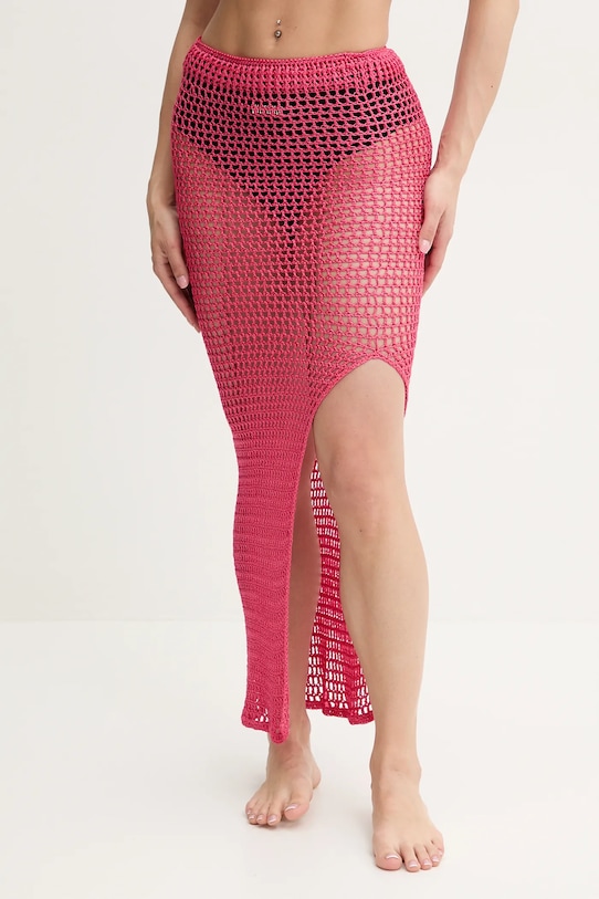 

Пляжная шелковая юбка Paola Paramidonna, розовый