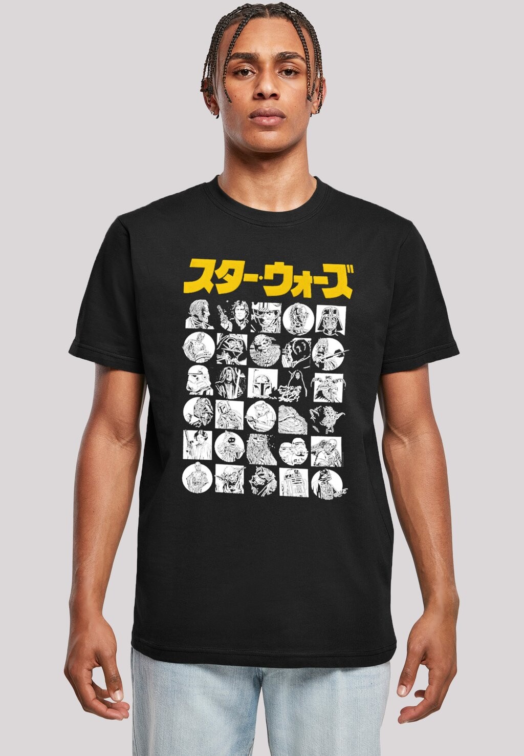 

Футболка с принтом Star Wars Japanese Character Tumbnail F4NT4STIC, черный
