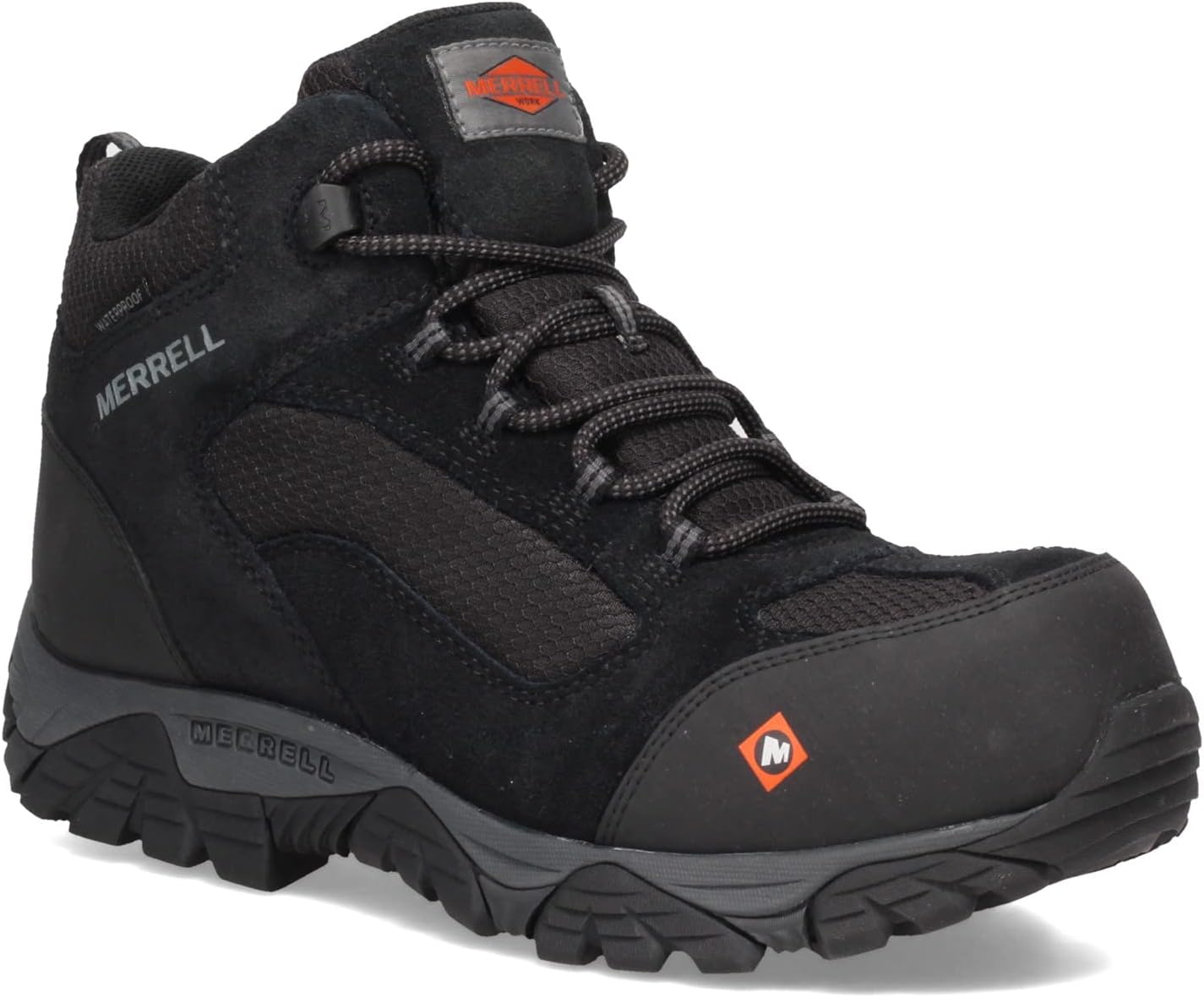 

Мужские ботинки Merrell Moab Onset Mid Waterproof с композитным носком, черный