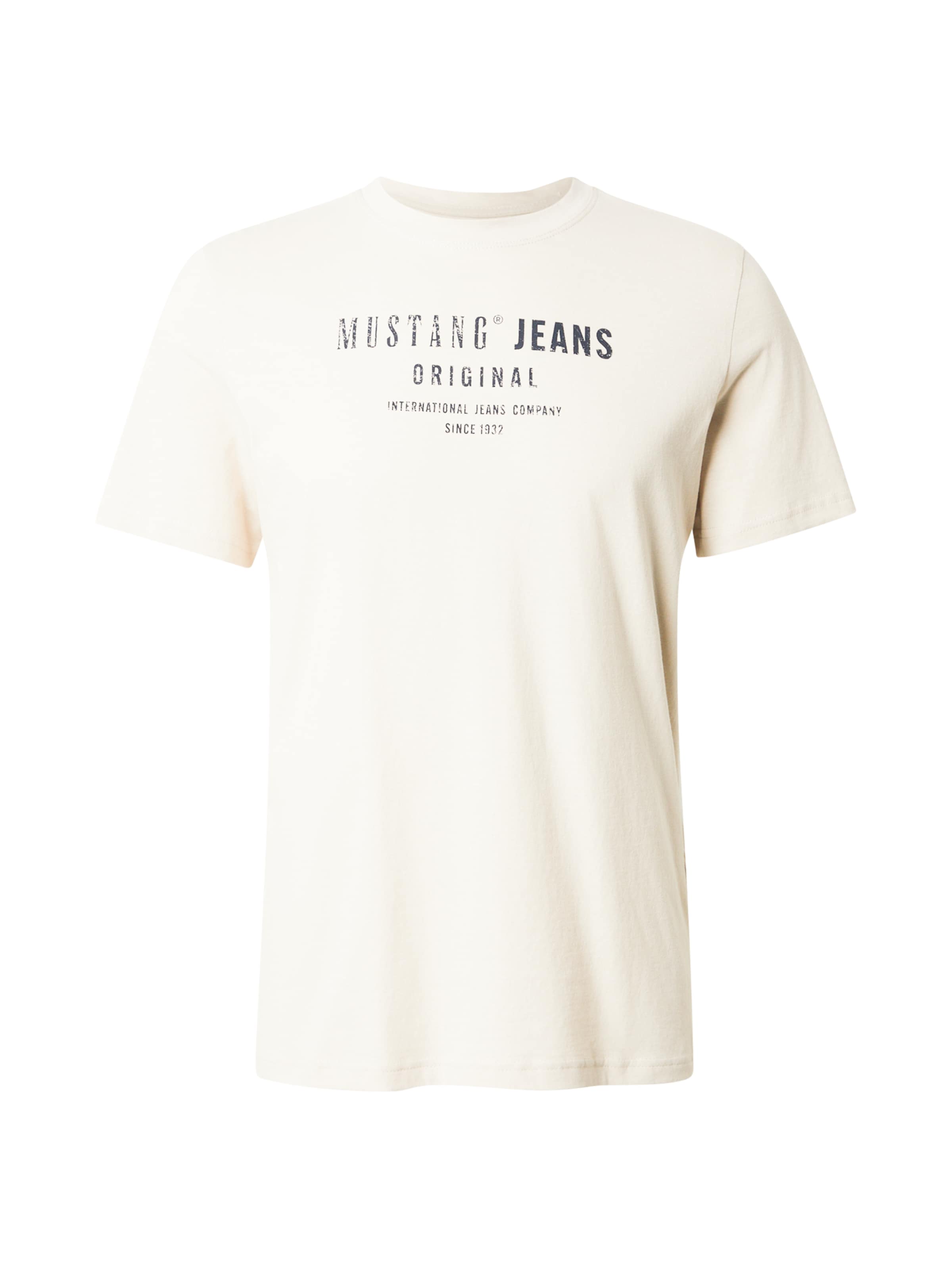 

MUSTANG Футболка 'AUSTIN' в цвете Cream