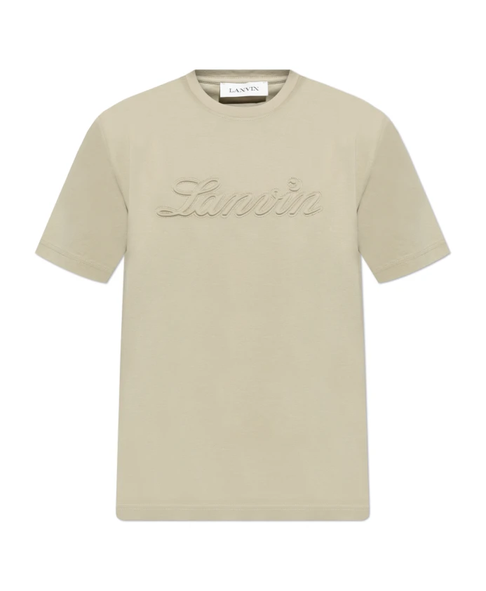 

Футболка с тисненым логотипом Lanvin, зеленый