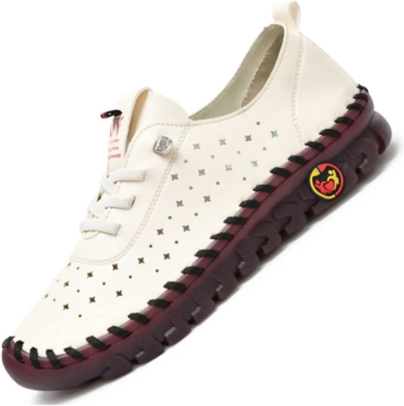 

Женские лоферы и слипоны DAGY, ортопедическая обувь Orthofit для женщин, кожаные туфли ручной работы, с круглым носком, противоскользящие, дышащие, обувь для мам, белый