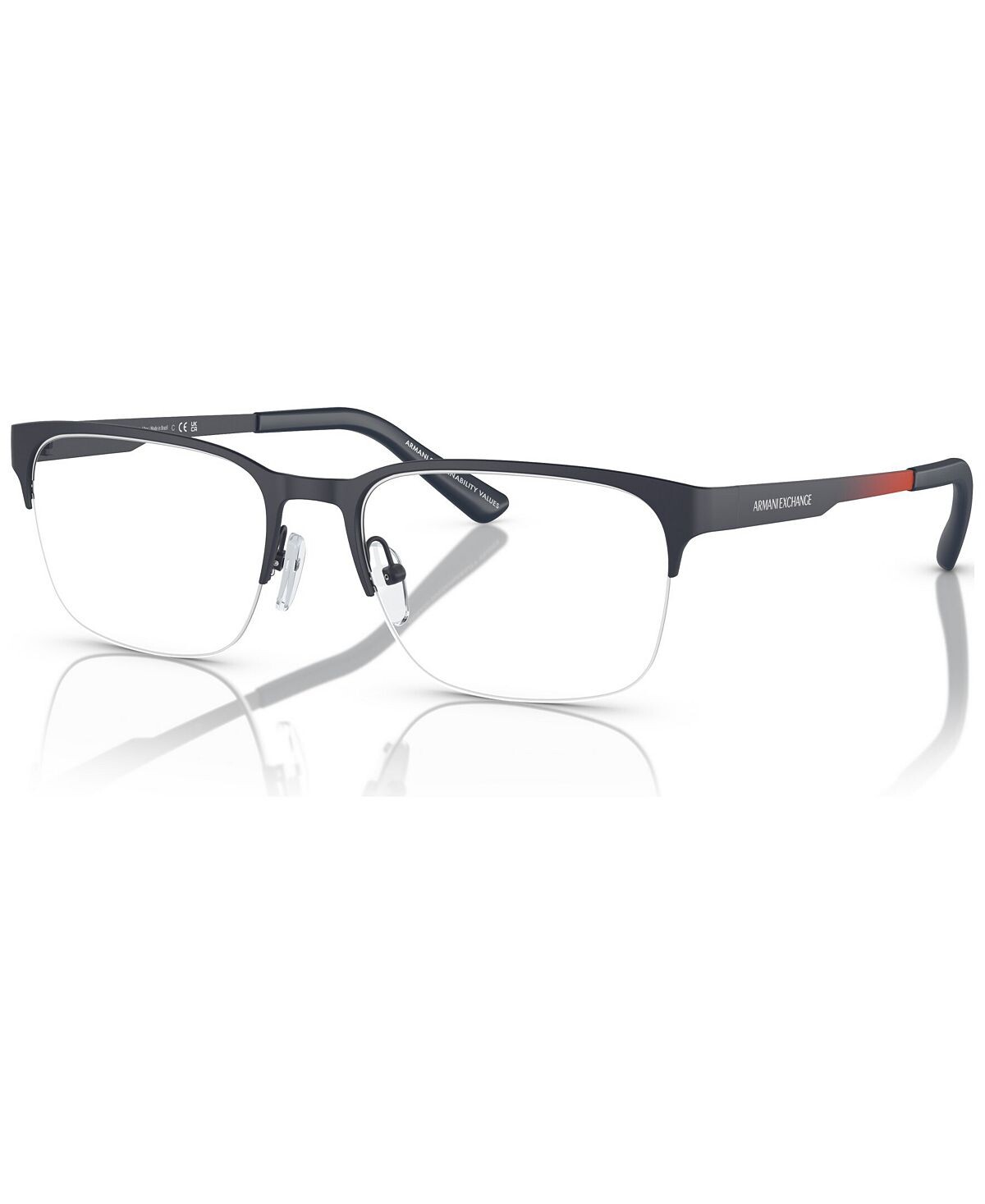 

Мужские прямоугольные очки, AX1060 55 Armani Exchange