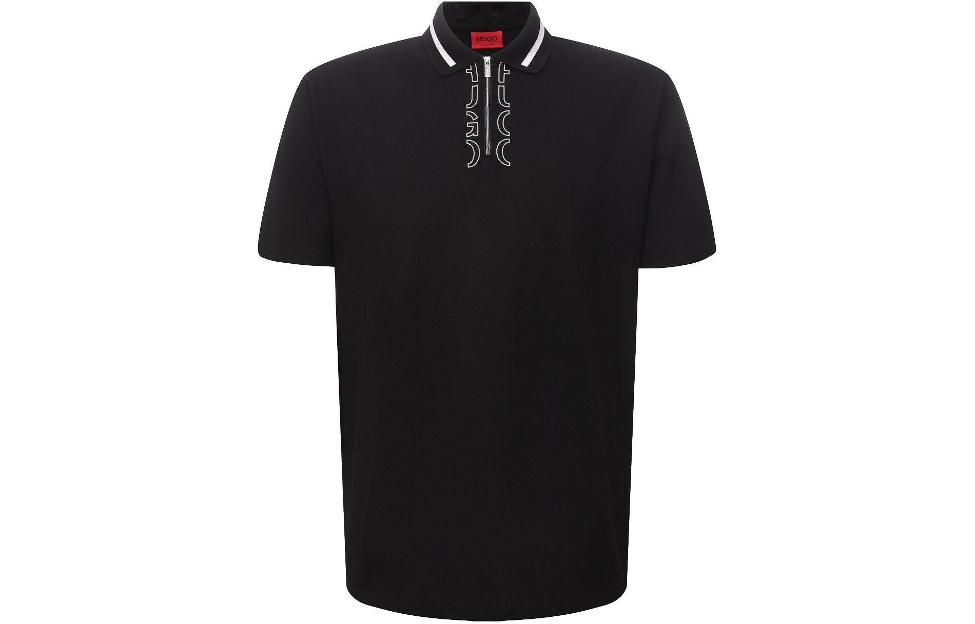 

Футболка поло мужская черная HUGO BOSS