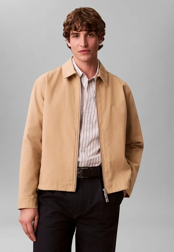 Легкая куртка добби Calvin Klein, Travertine