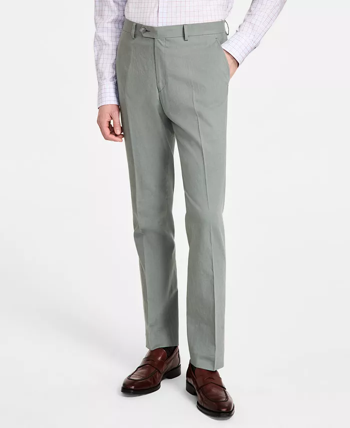 Мужские льняные брюки Modern-Fit Tommy Hilfiger, зеленый — фото 3