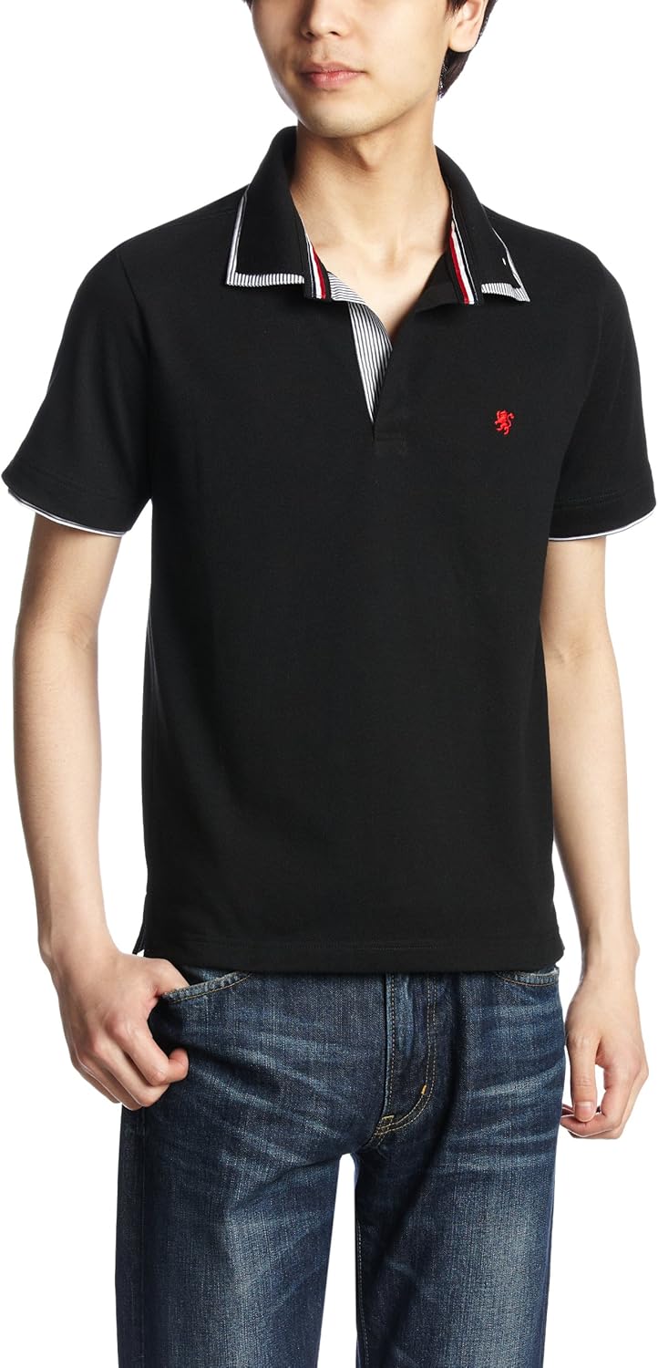 

Полосатая рубашка поло Pincponc, черный