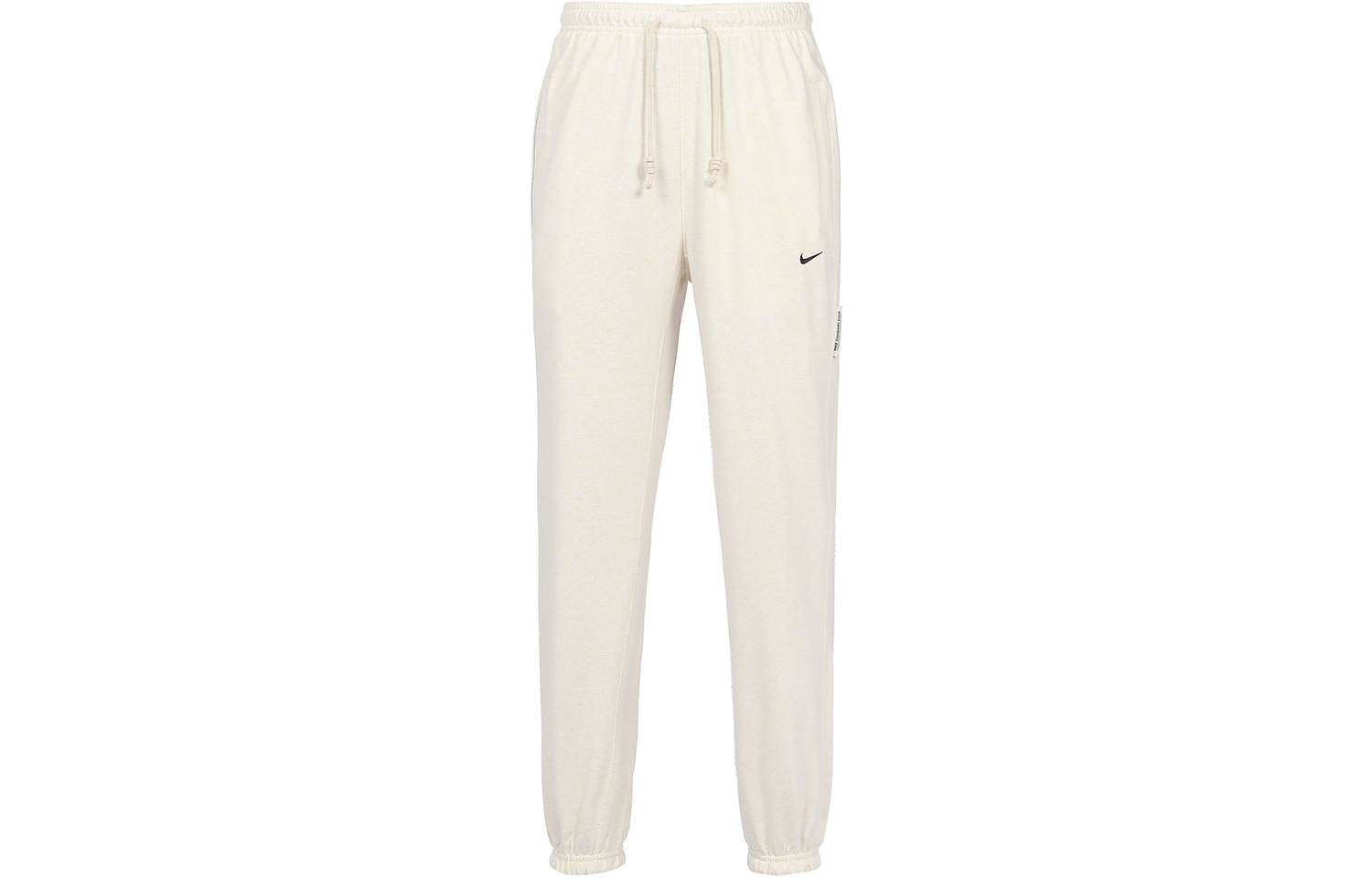 Nike Мужские трикотажные спортивные штаны Dri Fit, цвет экрю — фото 3