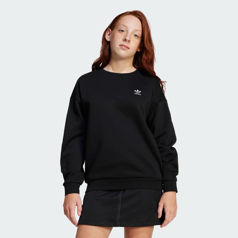 

Толстовка Adidas Boyfriend Crew Sweatshirt, черный