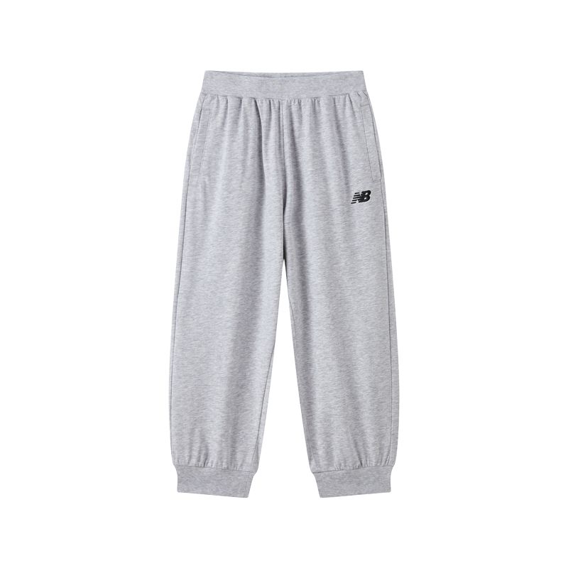 

Детские вязаные спортивные штаны для детей 3-7 лет NB Heather Gray New Balance, серый