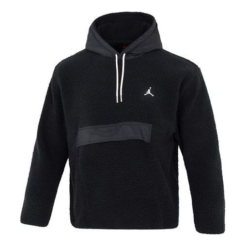 

Толстовка Air Jordan long sleeves hoddie 'Black', черный