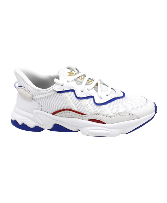 

Кроссовки с деталями из синтетических материалов и замши. Adidas, белый