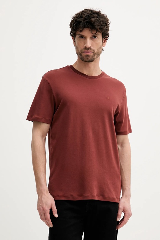 

Хлопковая футболка Calvin Klein, красный