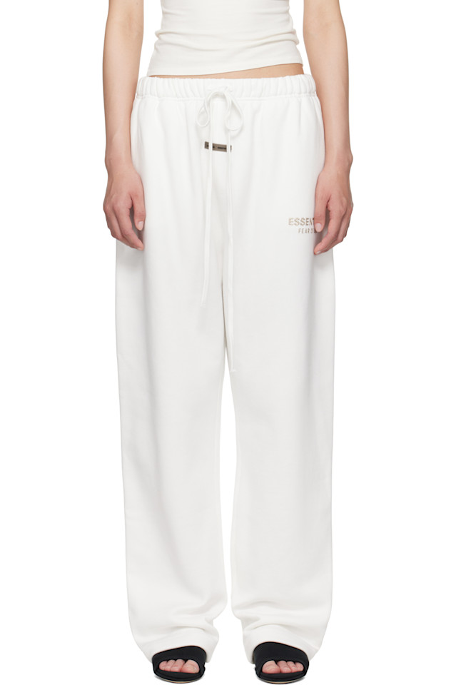 

Расслабленные спортивные штаны Fear Of God Essentials, белый