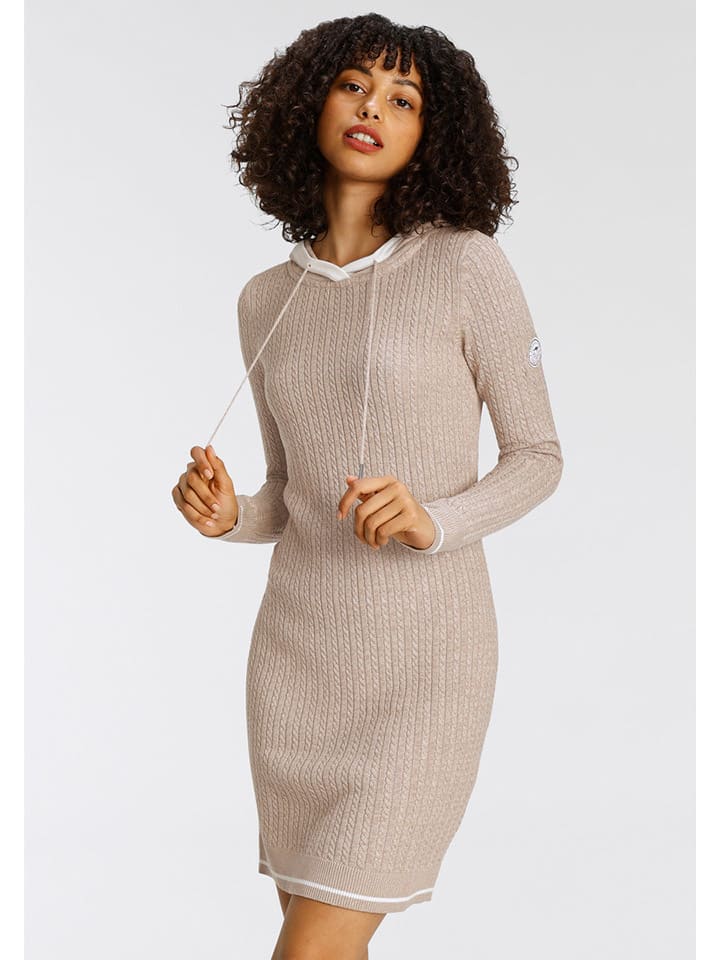 

Kangaroos Вязаное платье бежевого цвета