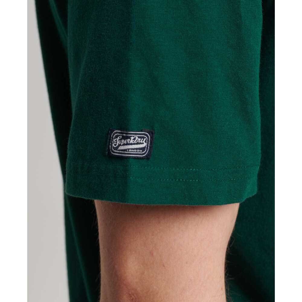Футболка Superdry Classic Vintage Logo Heritage Short Sleeve Round Neck, зеленый — фото 3