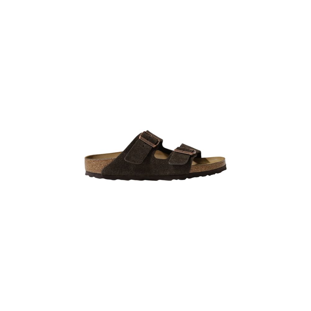 

Коричневые кожаные сандалии Birkenstock