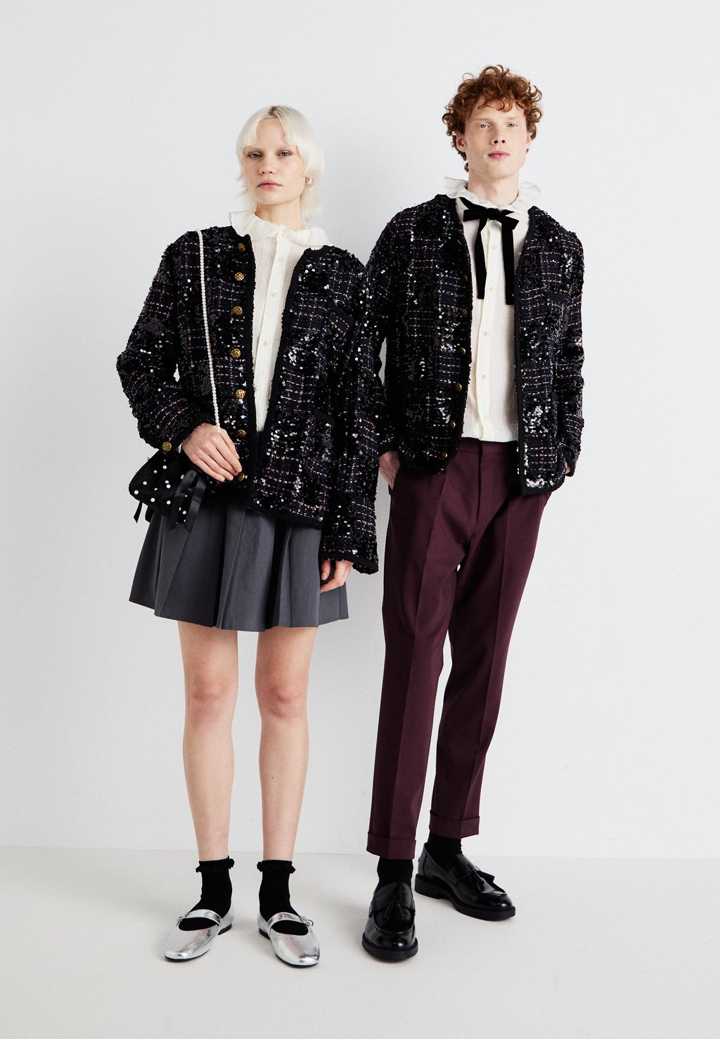 

Блейзер FREDERIK TWEED JACKET UNISEX Sister Jane, темно-синий
