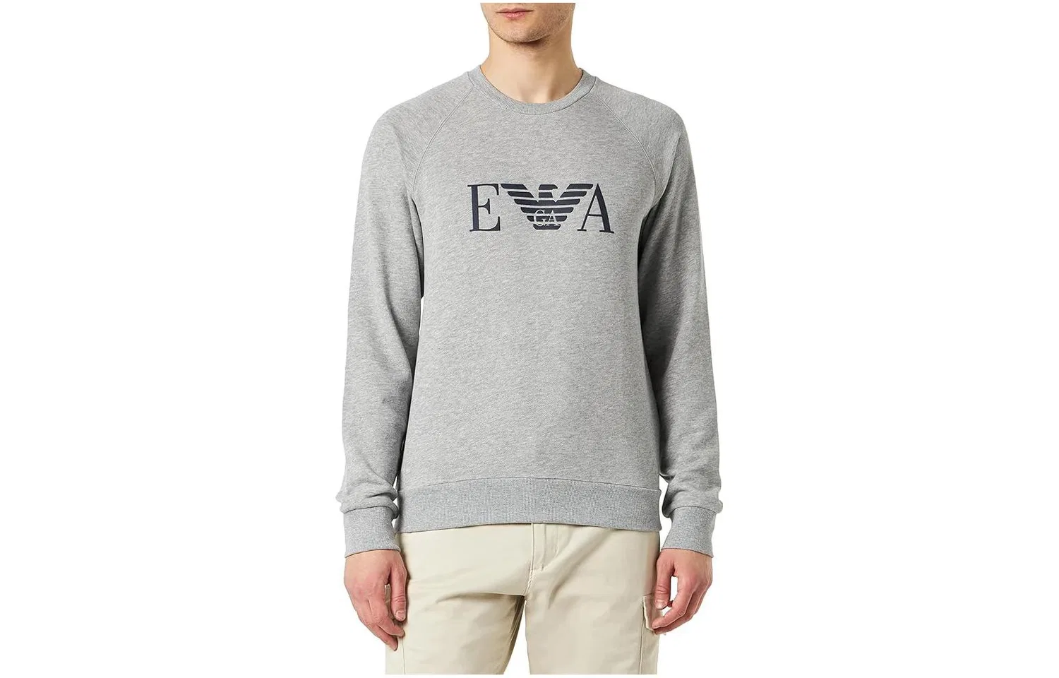 Свитшот мужской Gray EMPORIO ARMANI
