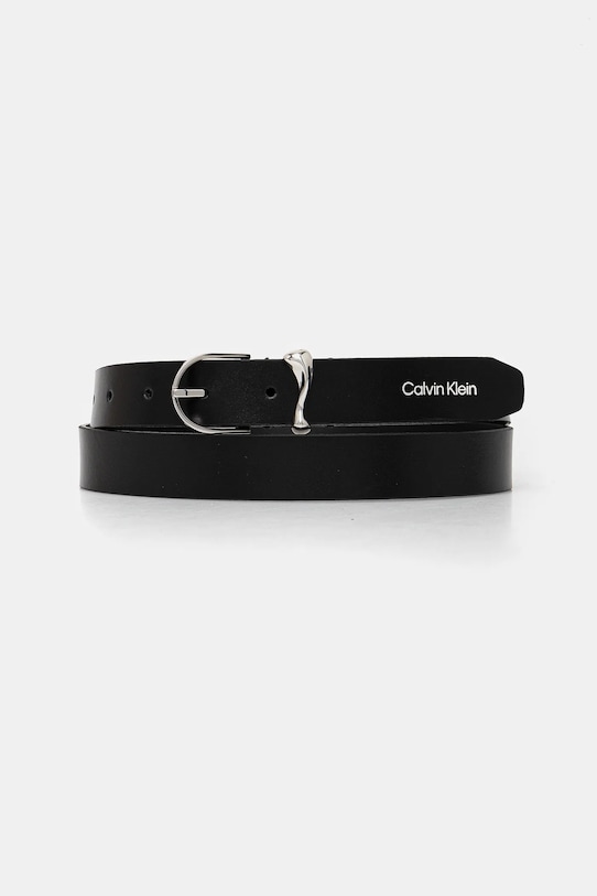 

Кожаный ремень Calvin Klein, черный