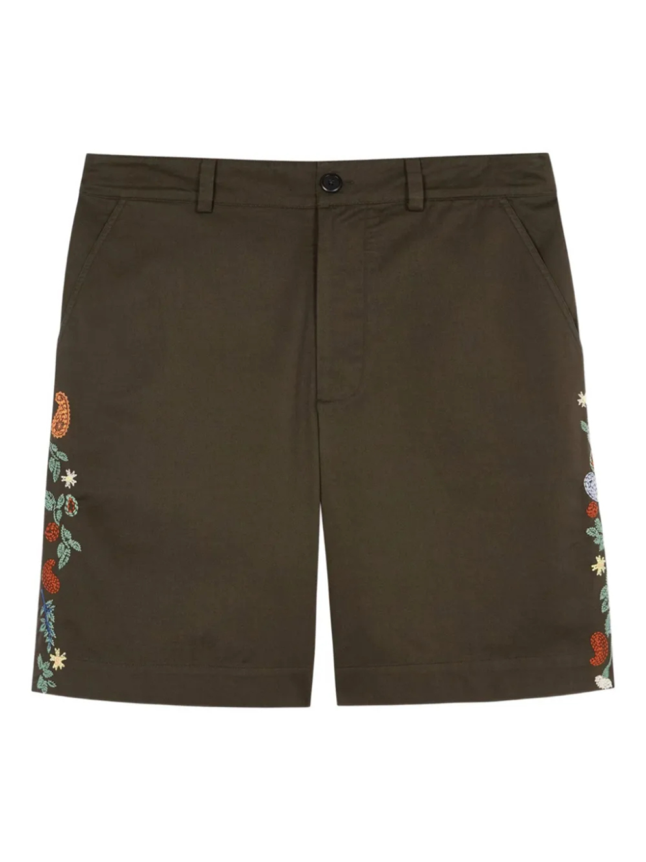 

Вышитые хлопковые шорты Paul Smith, зеленый