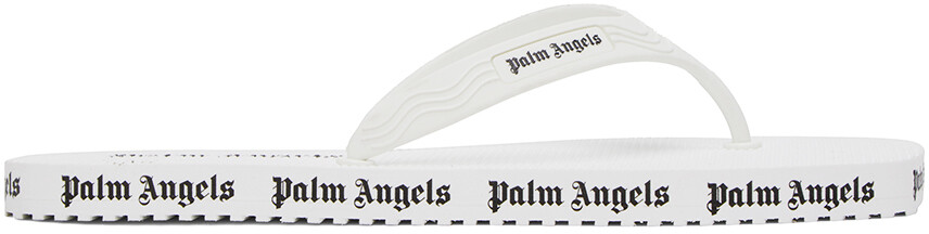 

Белые сандалии с логотипом Palm Angels