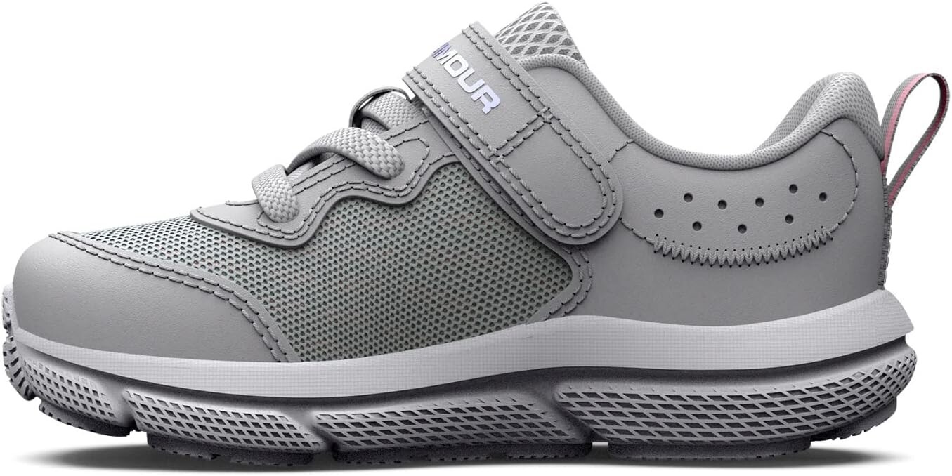 Кроссовки Under Armour Assert 10 Alternate Closure Sneaker, цвет Halo Gray/Pink Sugar/Iridescent — фото 4