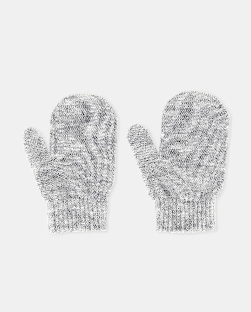 

Гладкие детские рукавички Baby El Corte Inglés, светло-серый