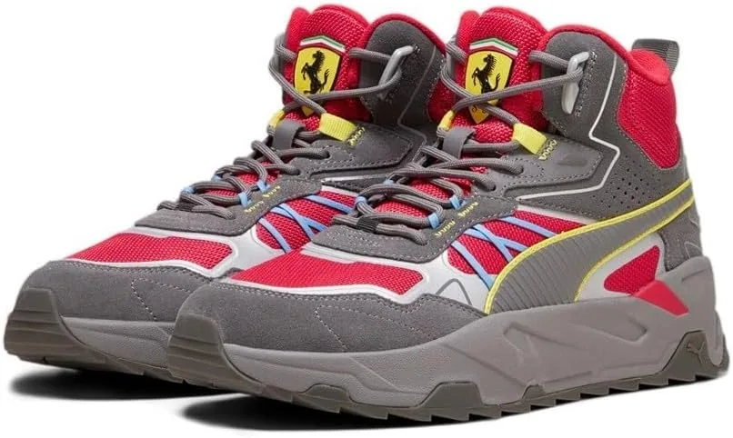 Кроссовки PUMA Unisex Ferrari Trinity Mid WTR, красный — фото 2