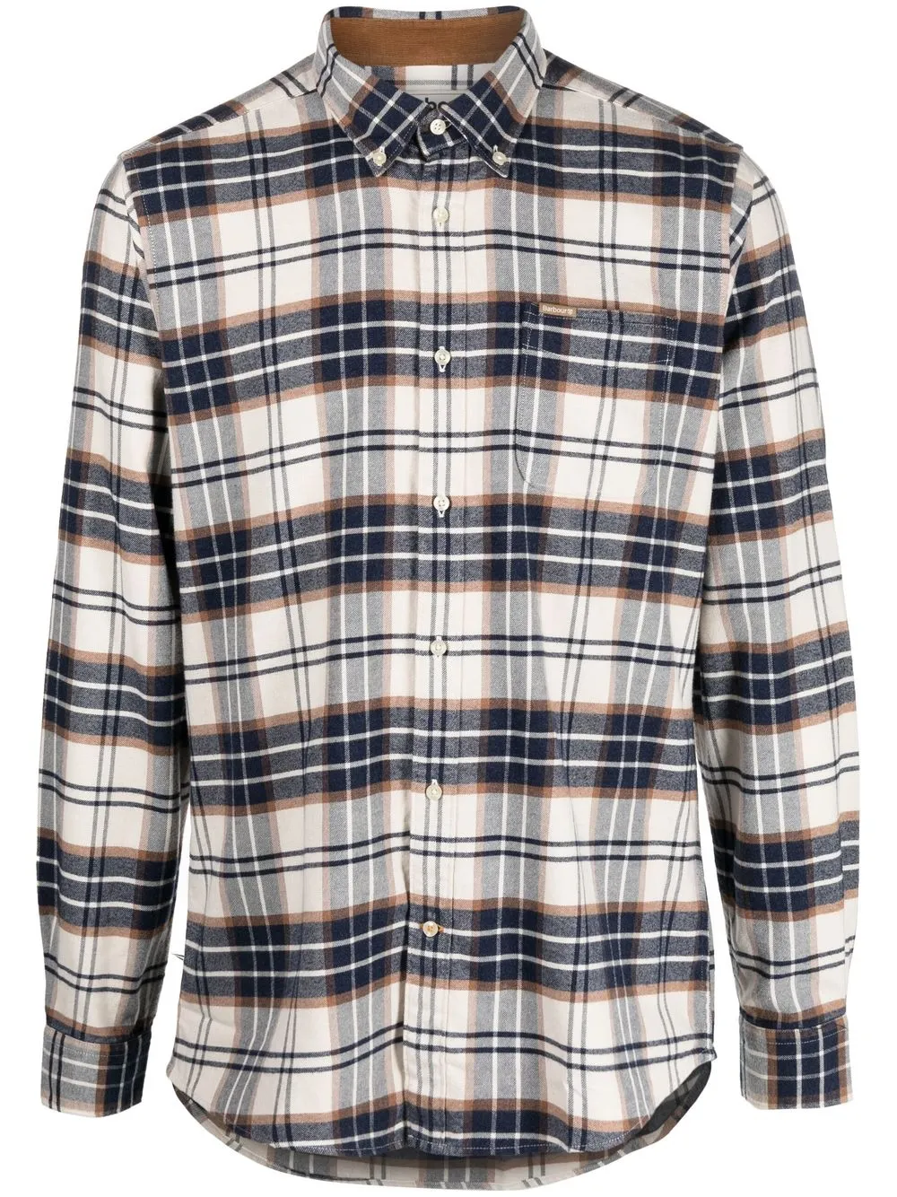 

Клетчатая рубашка на пуговицах Barbour, нейтральный