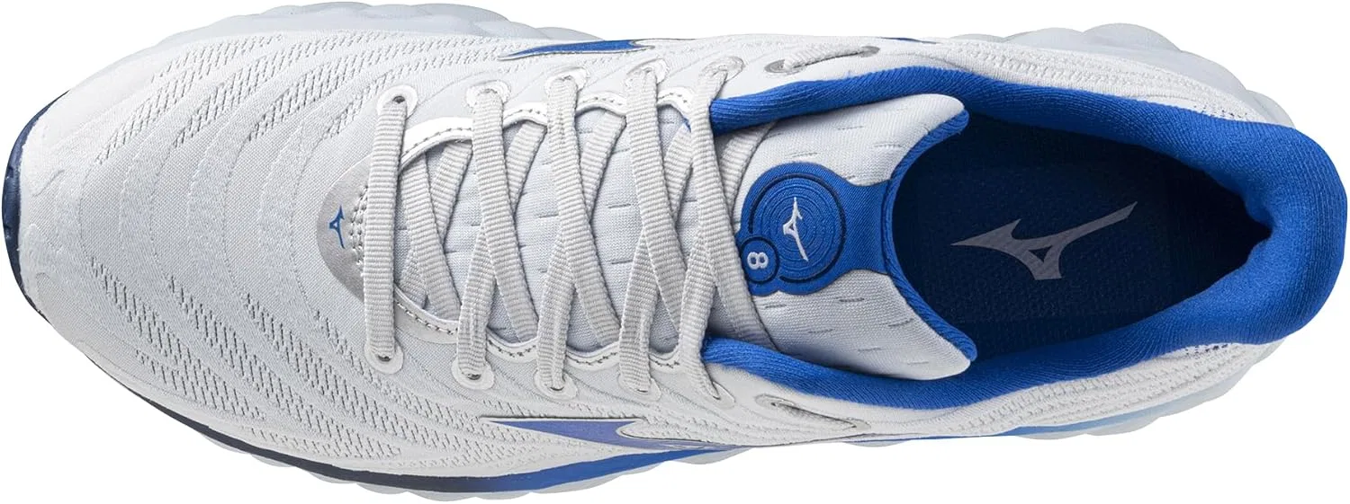 Мужские беговые кроссовки Mizuno Wave Sky 8, 3-Plein Air Laser Blue — фото 4