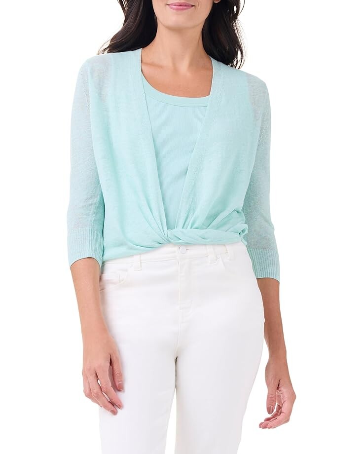 

Свитер NIC+ZOE 4-Way Cardigan, цвет Seafoam