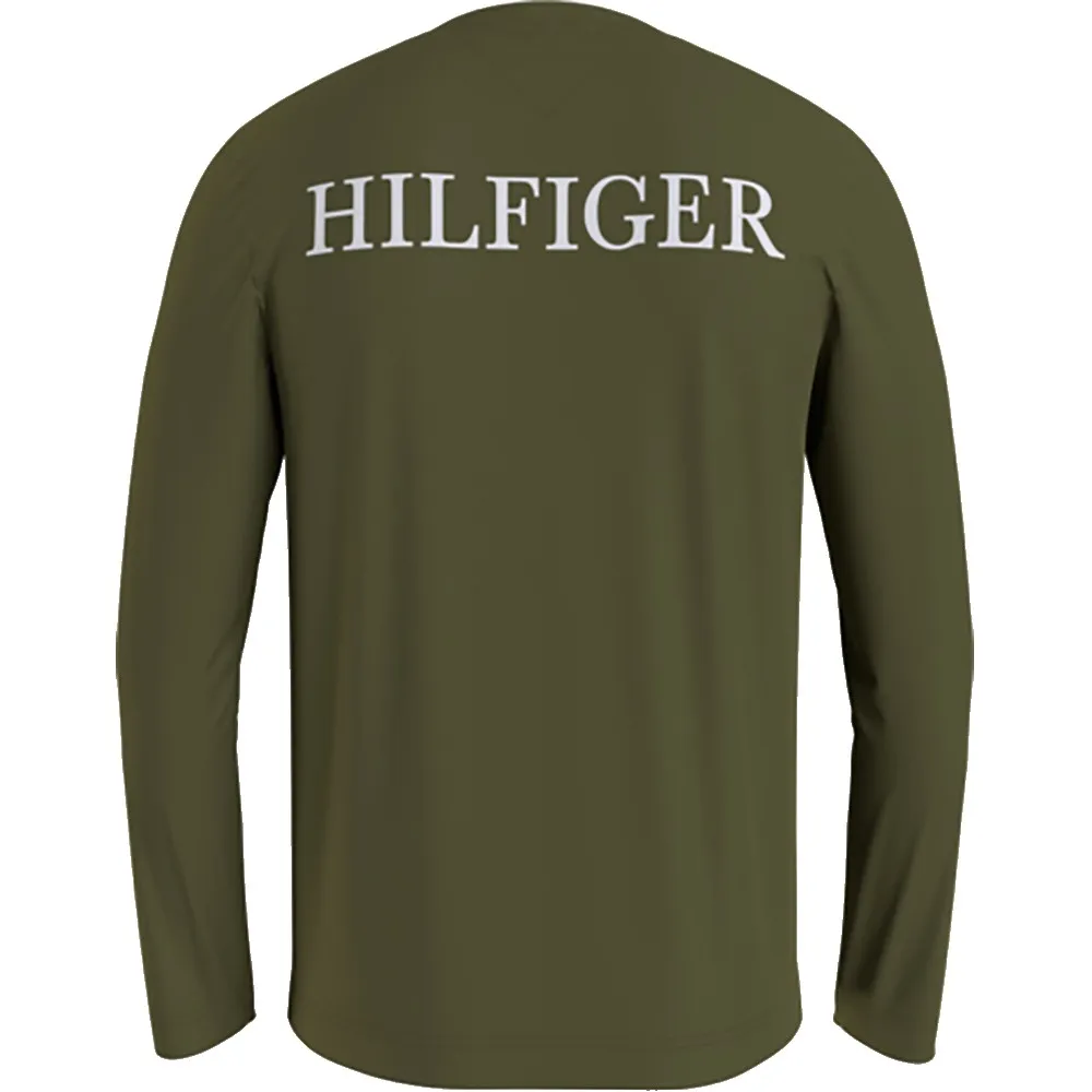 Футболка с длинным рукавом Tommy Hilfiger MW0MW21461, зеленый — фото 2