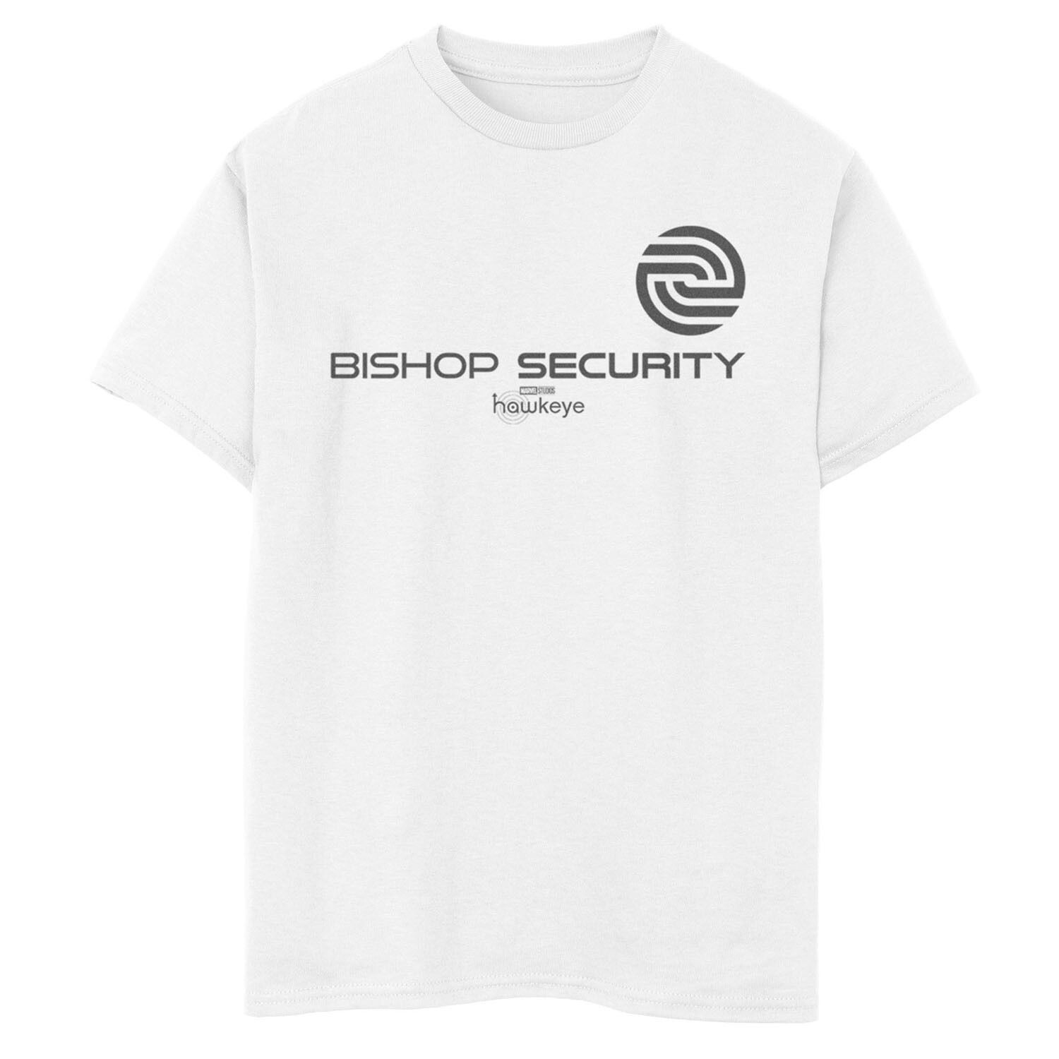 

Футболка с логотипом Marvel Hawkeye Bishop Security для мальчиков 8–20 лет Marvel