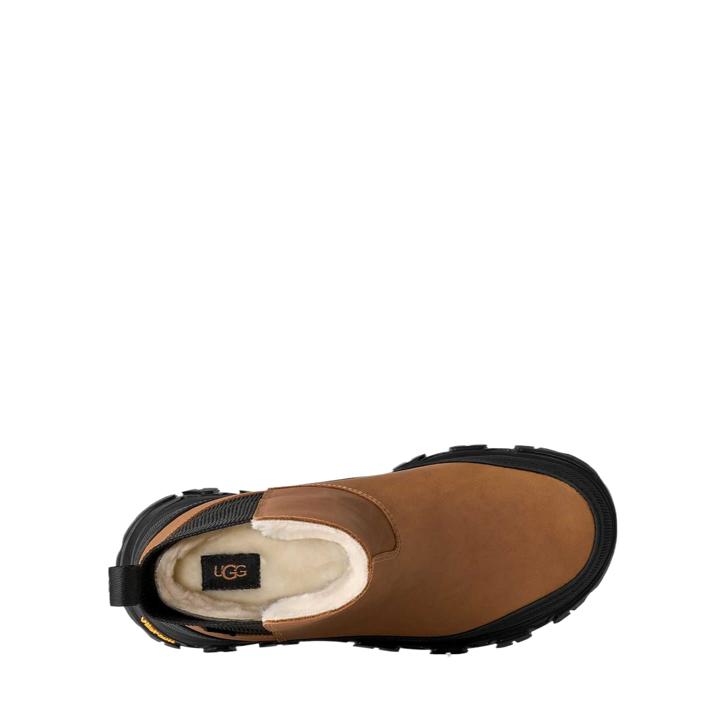UGG Короткие женские челси ботинки коричневые, цвет Brown — фото 4